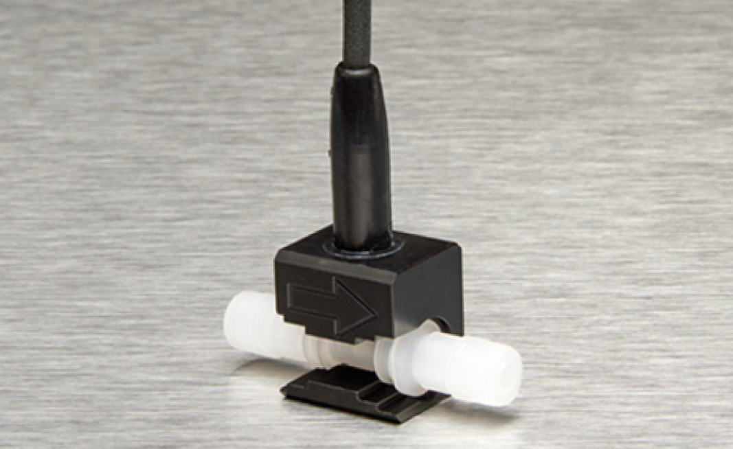 Débitmètre en PVDF à raccord clamp à usage unique