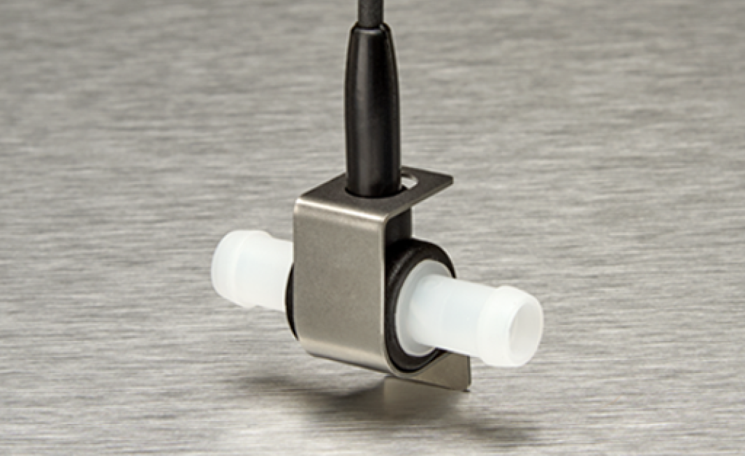 Débitmètre en PVDF à fixation par clip pour Usage unique